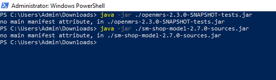 Hi, having issue while running openmrs and shopizer application in ...