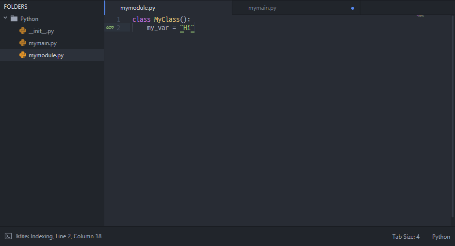 Kite does not recognize the class (and sometimes modules as well ...