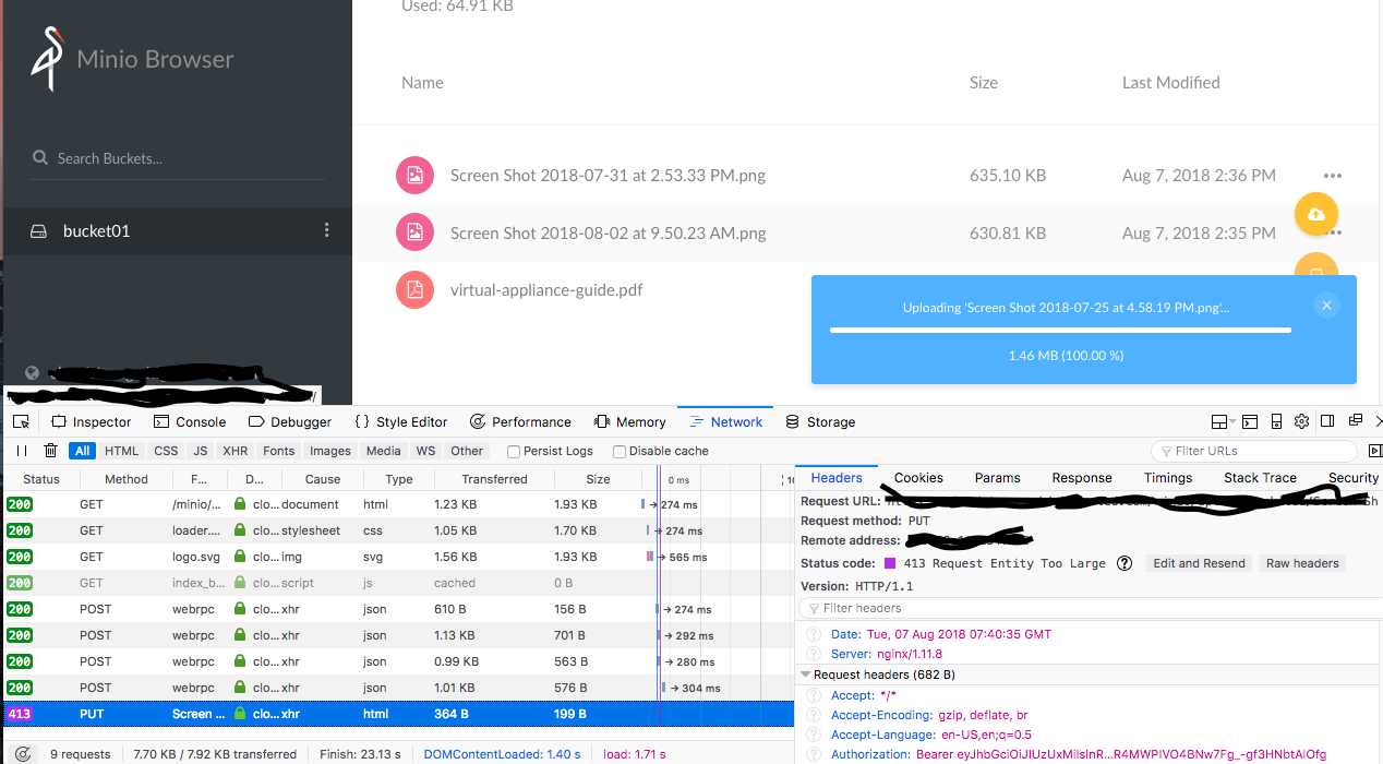 Can Not Upload File Larger Than 1mb Issue 6255 Minio Minio Github Can Not Upload File Larger Than 1mb Issue 6255 Minio Minio Github