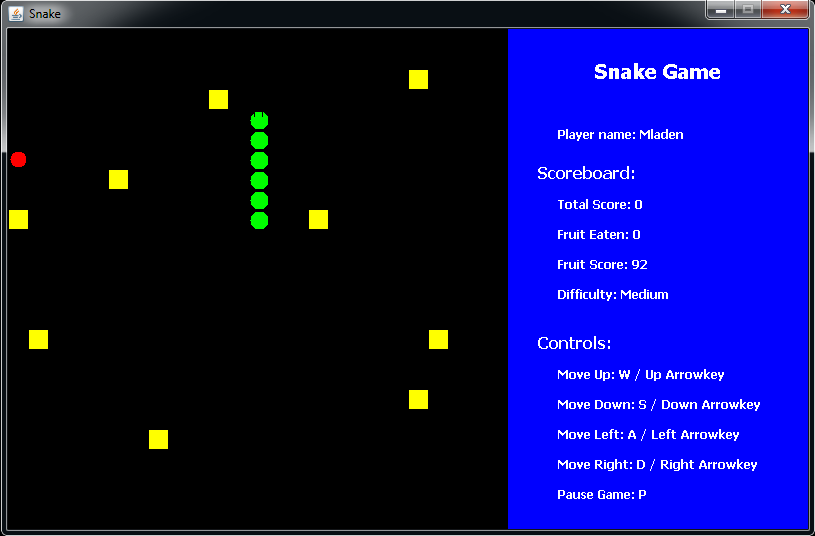 GitHub - mladen270698/Snake-Game: Snake Game in JAVA with UML diagrams