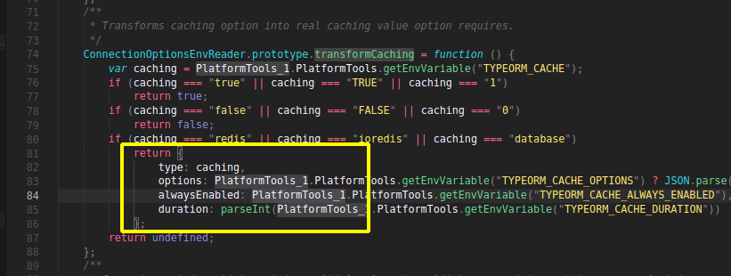 Is not possible to set IgnoreErrors cache setting using environment ...