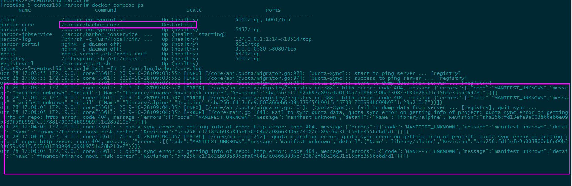 从v1.7.5升级到v1.9.0后不能登录问题 · Issue #9619 · goharbor/harbor · GitHub