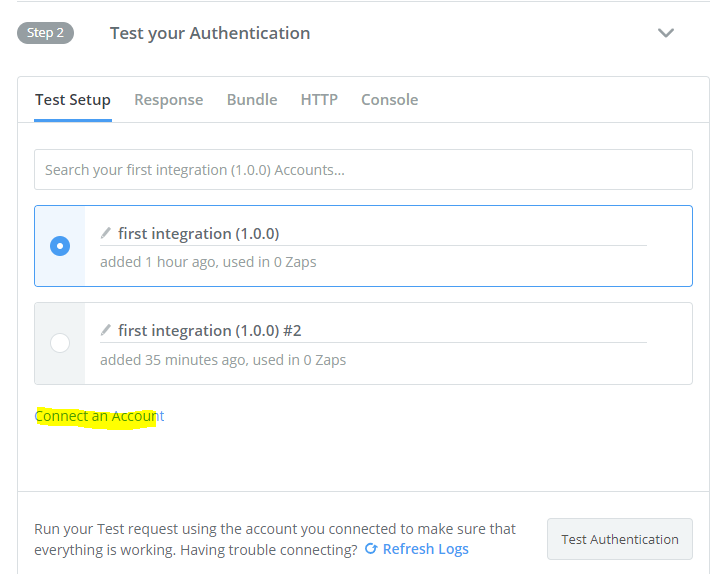 We hit an error adding your new account · Issue #28 · zapier/visual ...