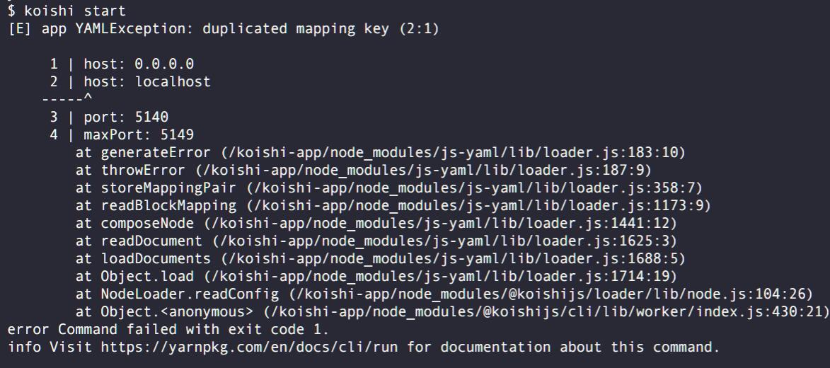 Bug: koishi image won't start · Issue #812 · koishijs/koishi · GitHub