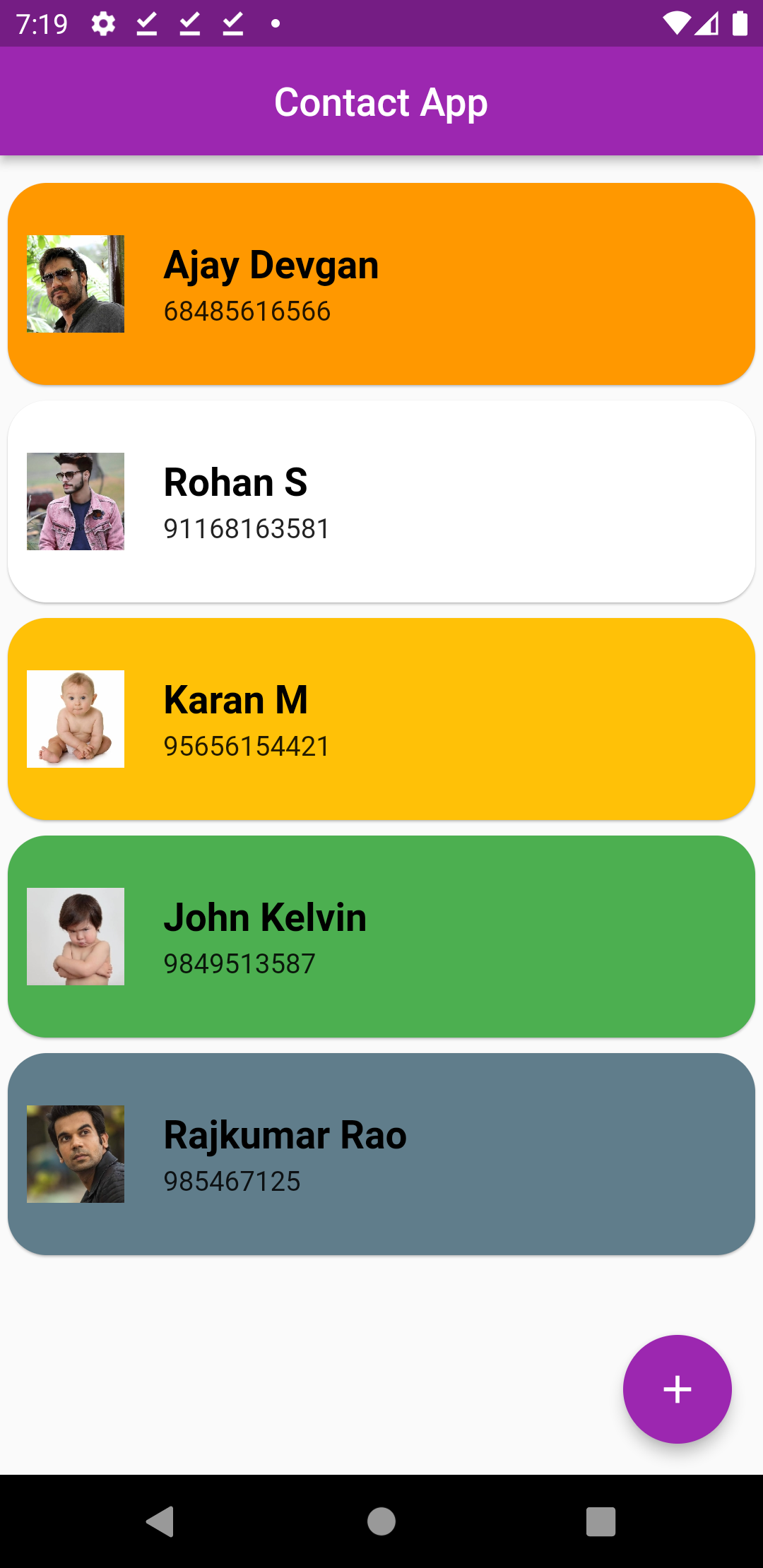 Contact List