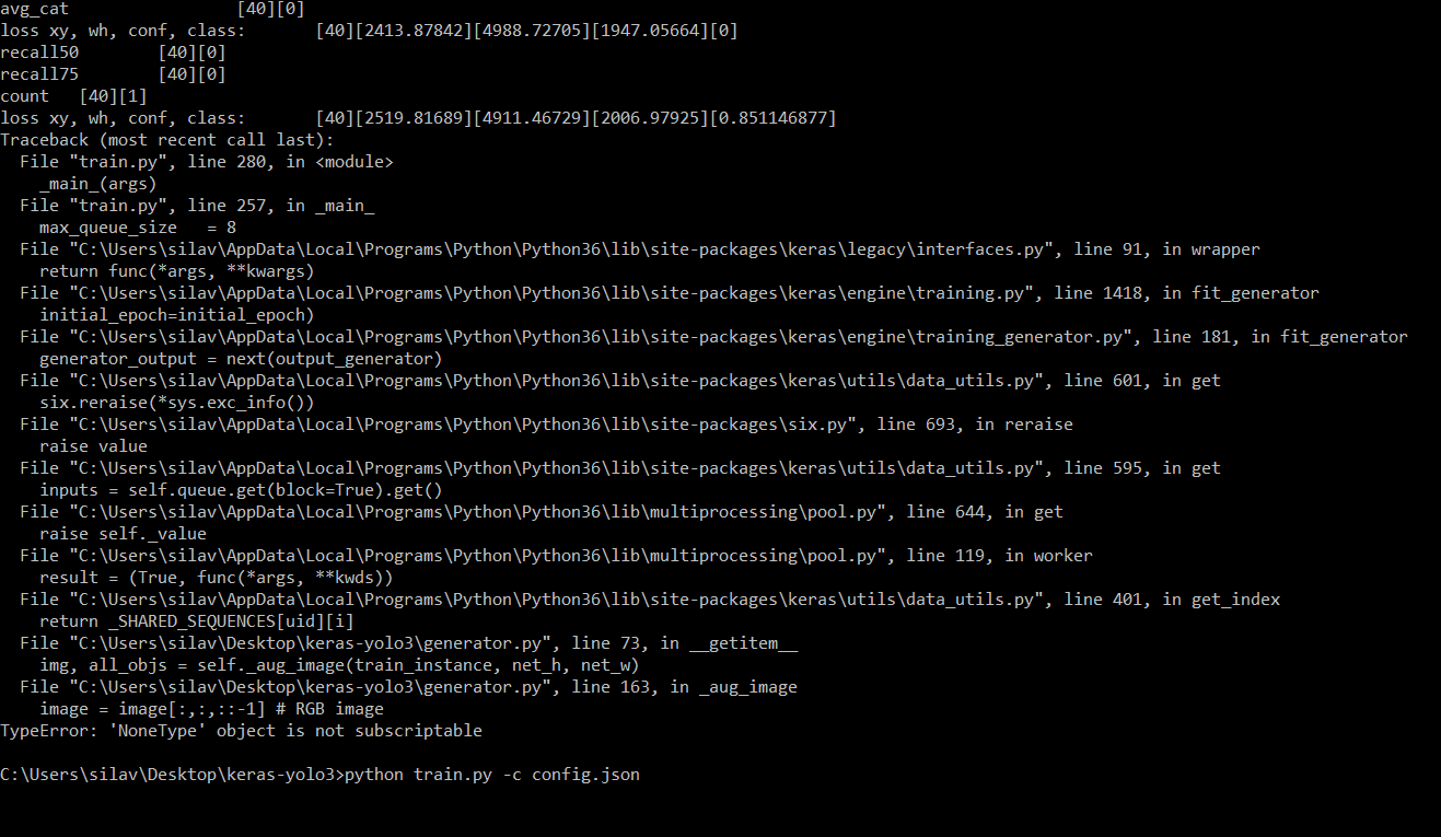 'NonType' object is not subscriptable · Issue #190 · experiencor/keras ...