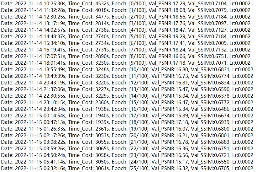 Training epoch needed? · Issue 8 · zhshi0816/VideoFrameInterpolation
