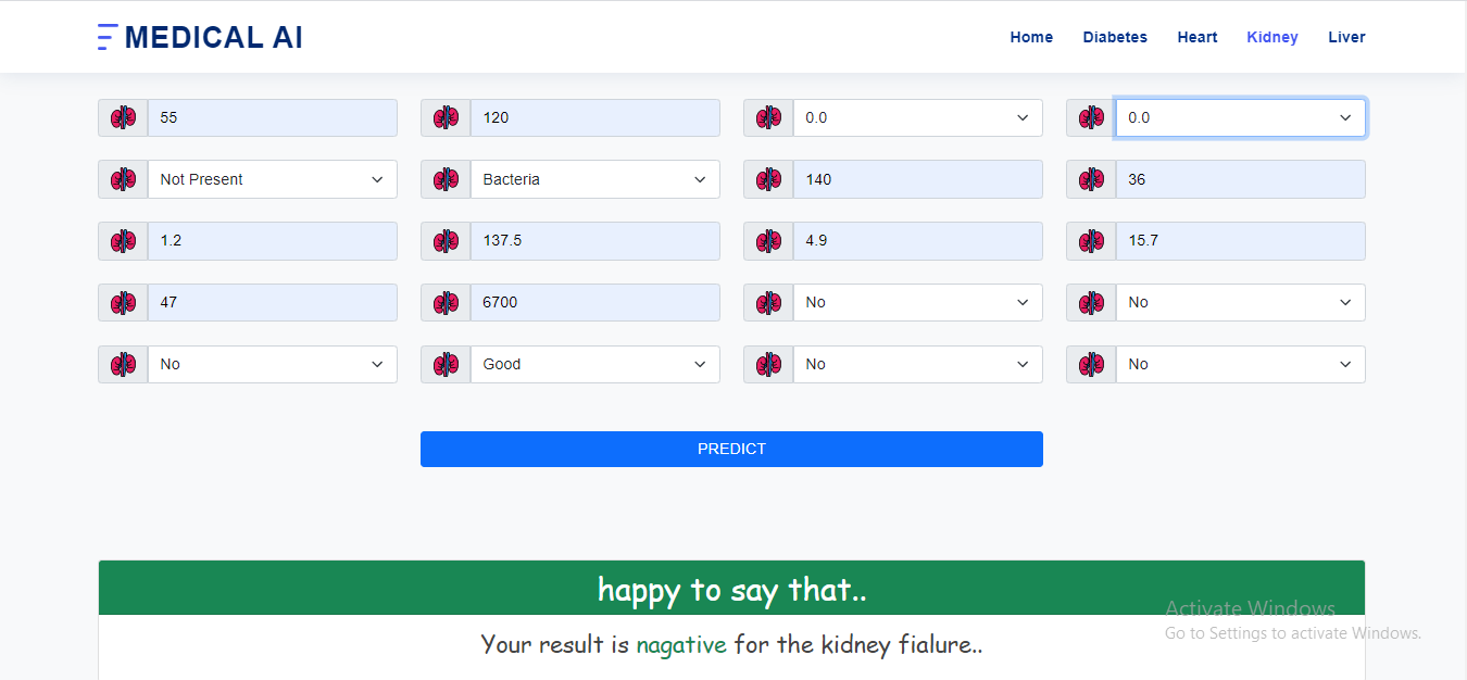 GitHub - Kaviththa/health_AI_web_app: machine learning classification ...