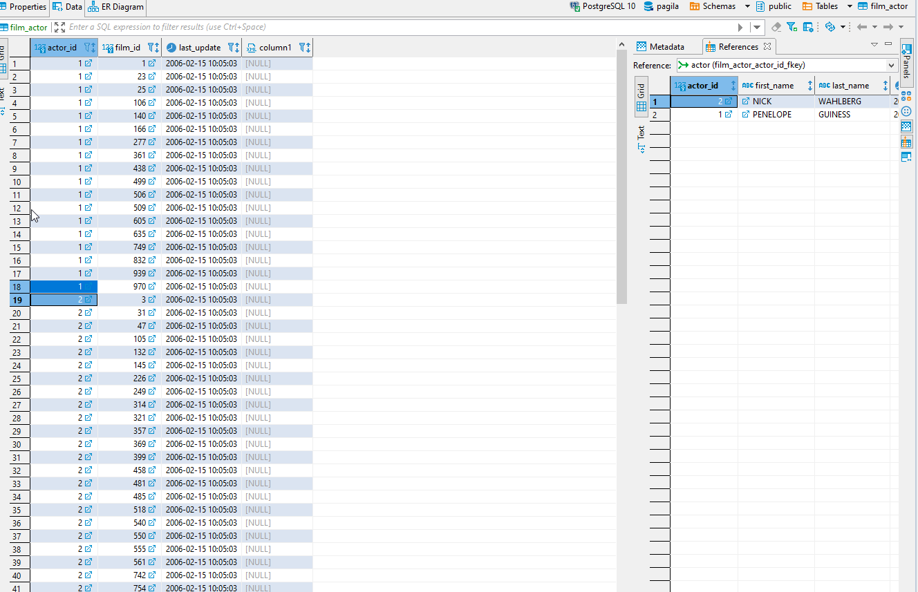 Data Editor: cell selection is lost when the Reference panel view is ...