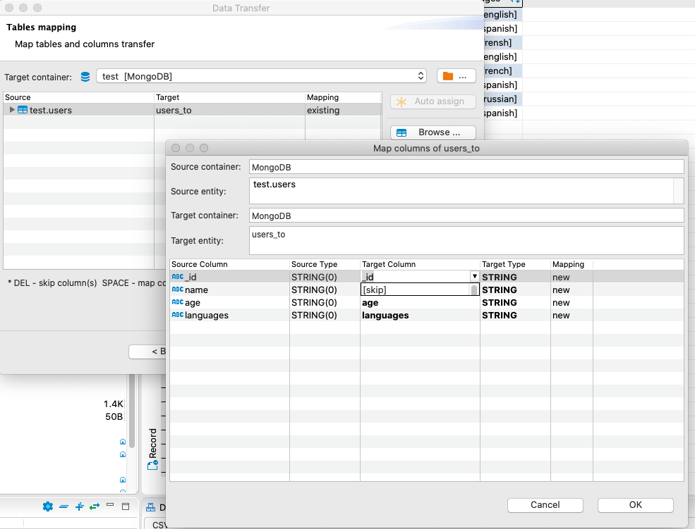 System Database Column Map Data transfer: Column mapping don't show correct data · Issue #10586 ...