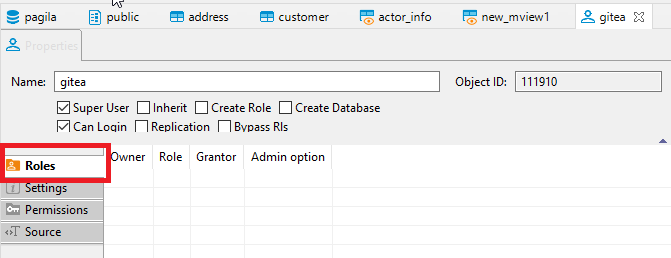 Roles tab exists in a role editor · Issue #11458 · dbeaver/dbeaver · GitHub