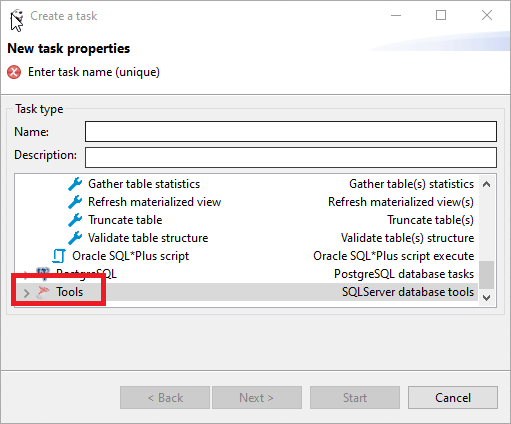SQL tools to tasks configuration (SQL Server) · Issue #8976 · dbeaver ...