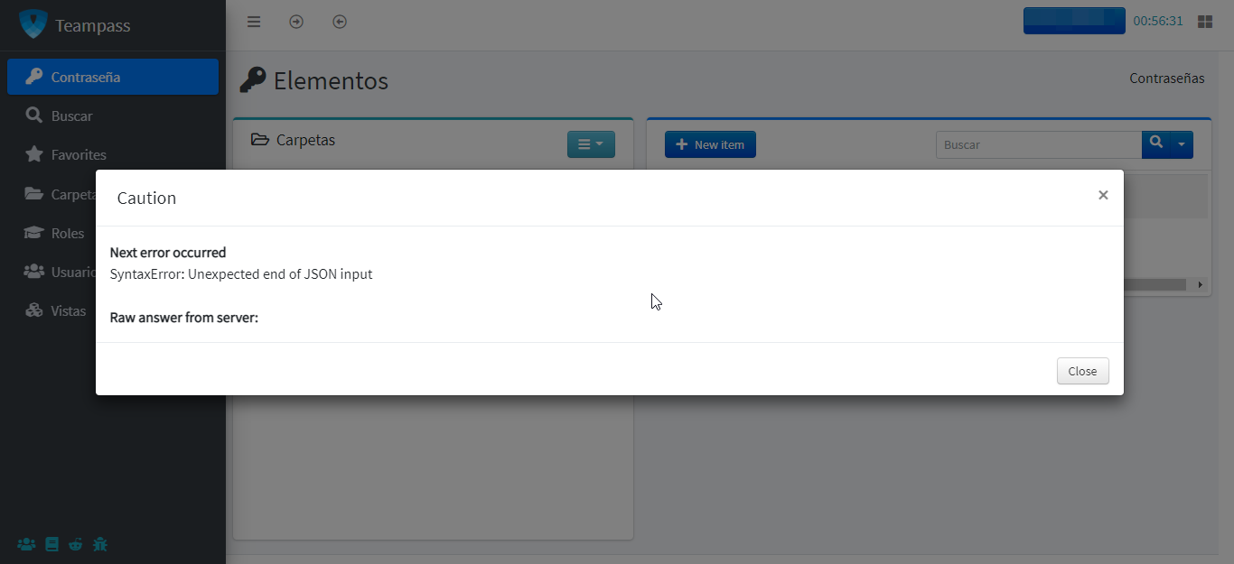 There is an error copying or editing the password information · Issue ...