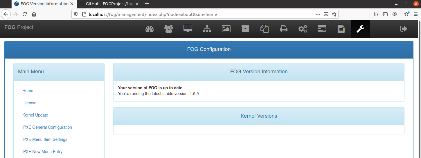 Kernel version displayed? · Issue 417 · FOGProject/fogproject · GitHub
