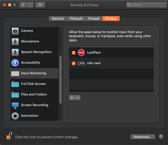 Not detecting USB/Keyboard in Mac OS Catalina beta · Issue 431 · ckb