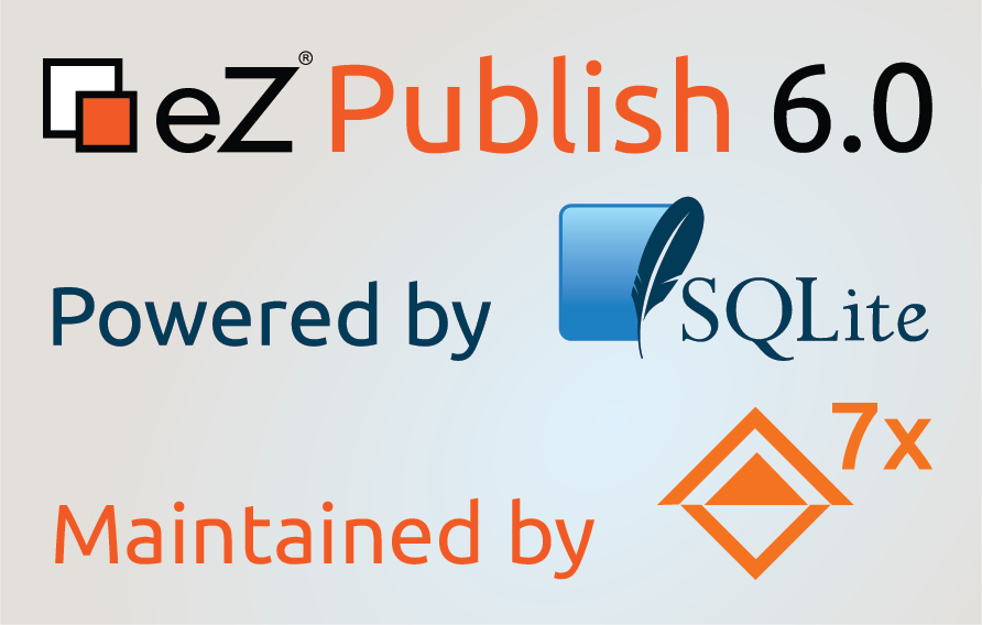eZ Publish - Powered by SQLite Logo
