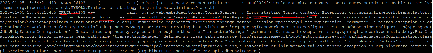 p.364 Error starting Tomcat context · Issue #4 · Isaacsong-2/freelec ...