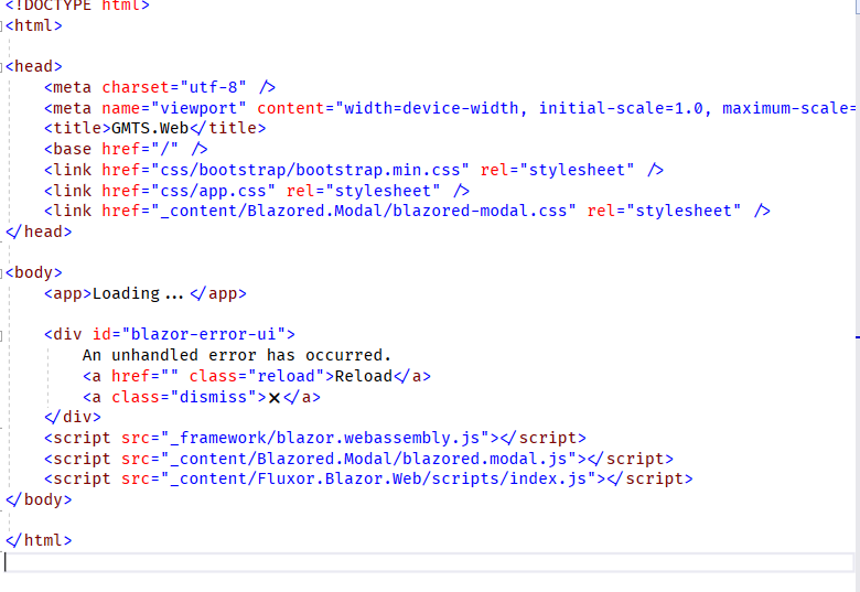 [Bug] Showing the modal throws an unhandled error has occurred (version ...