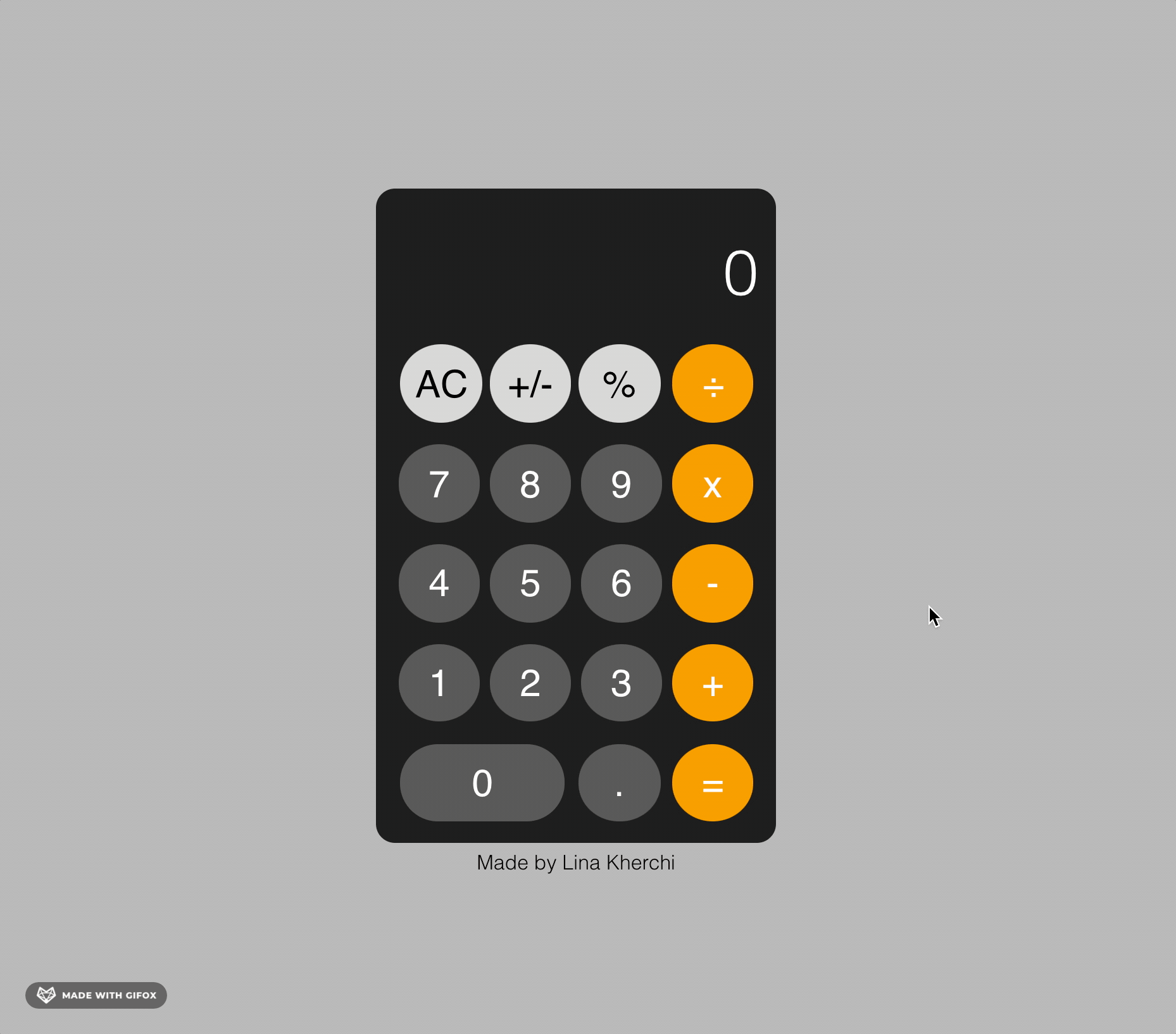 GitHub - linakherchi/react-calculator: This is repository is an ...