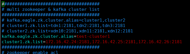 cluster1.zk.list 设置为ip:p · Issue #410 · smartloli/EFAK · GitHub