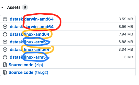 assets in release page have duplicated names · Issue #131 · naggie ...
