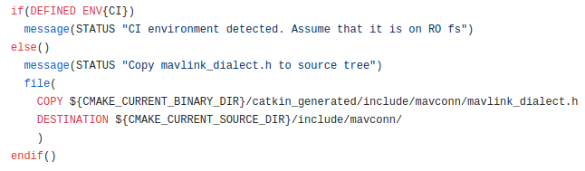 Cannot build on CI environment · Issue #1442 · mavlink/mavros · GitHub