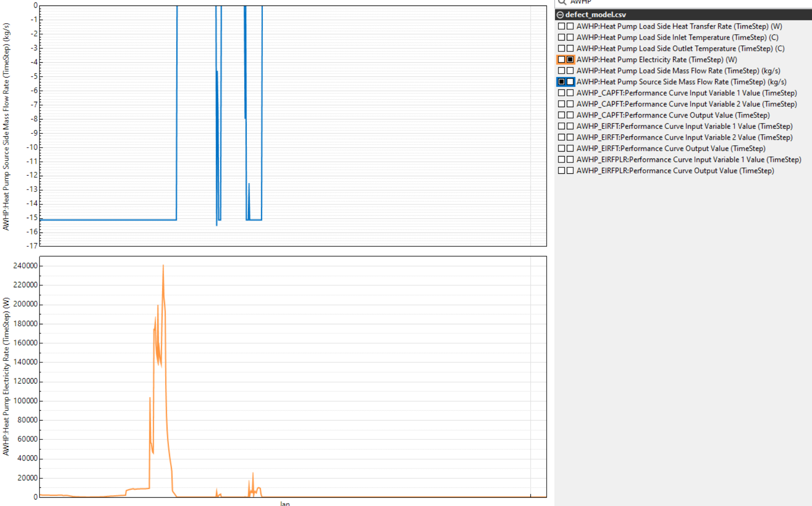 Autosized sourceside air flow rate for airsource HeatPumpPlantLoop