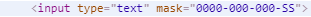 Dirtied-dynamic-masked-input
