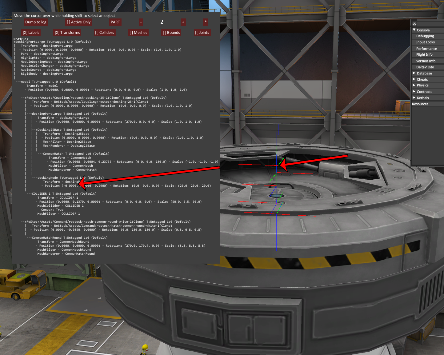 ClampoTron Sr Docking node not centered · Issue 555