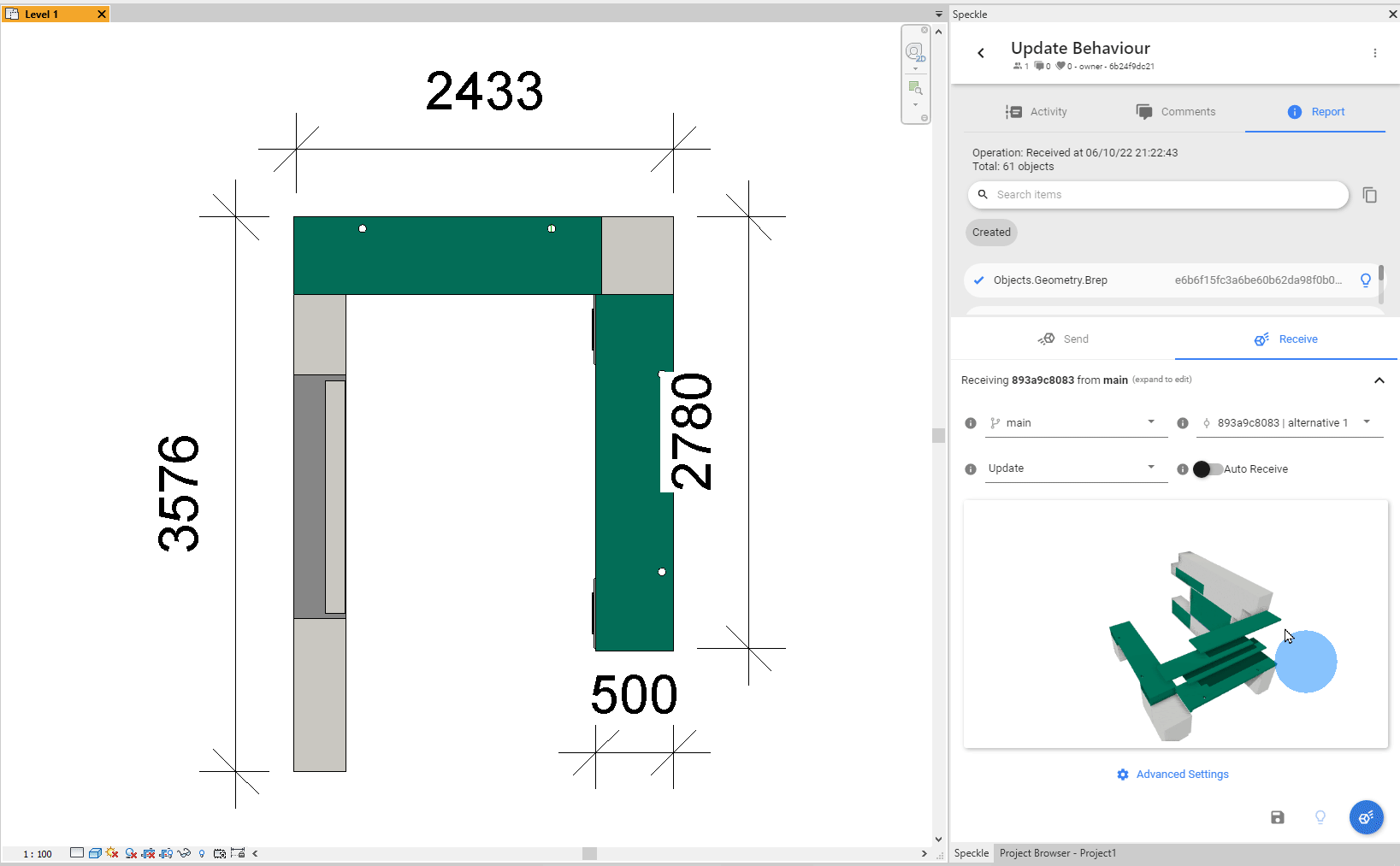 Support updating DirectShape elements · Issue 1674 · specklesystems