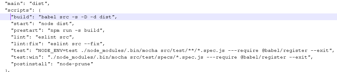 package json-snippet