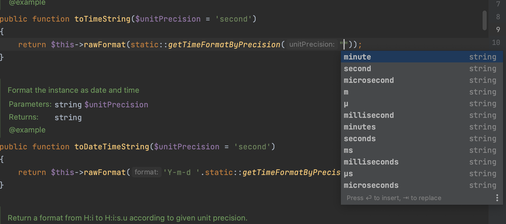 Provide basic completion assistance in PhpStorm by wbars · Pull Request ...