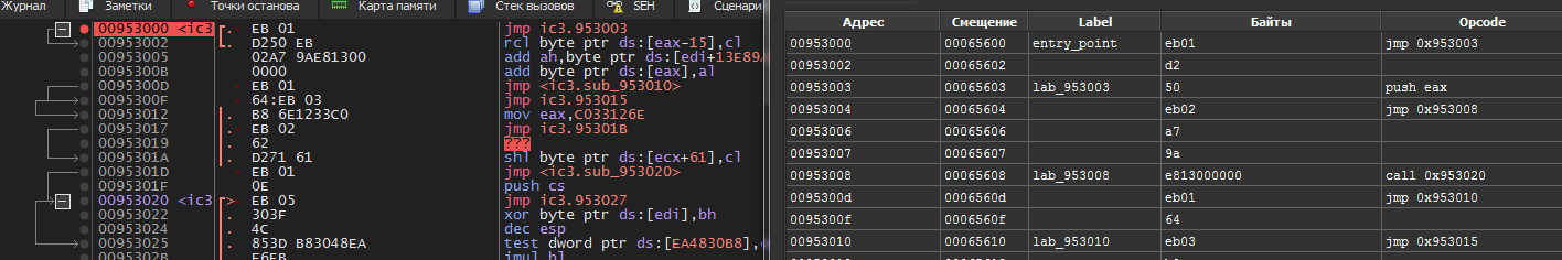 Source bytecode parsed/grouped wrong · Issue #2581 · x64dbg/x64dbg · GitHub