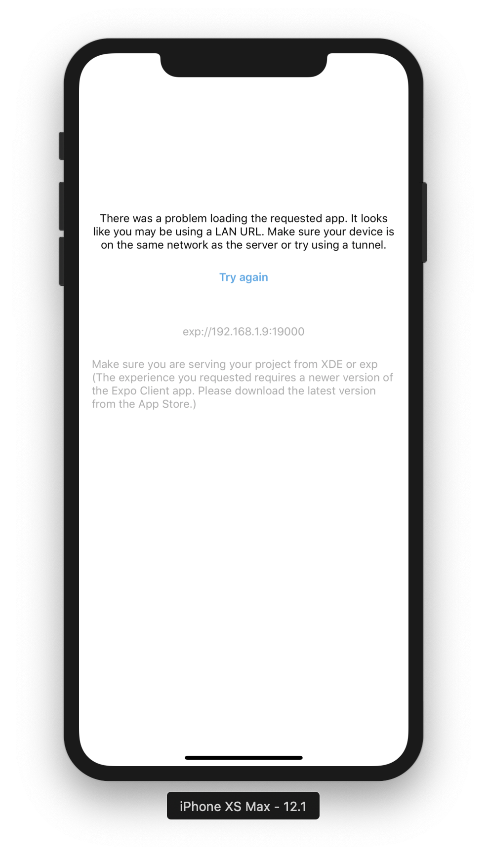 Detached app is unable to load the app · Issue #2753 · expo/expo · GitHub