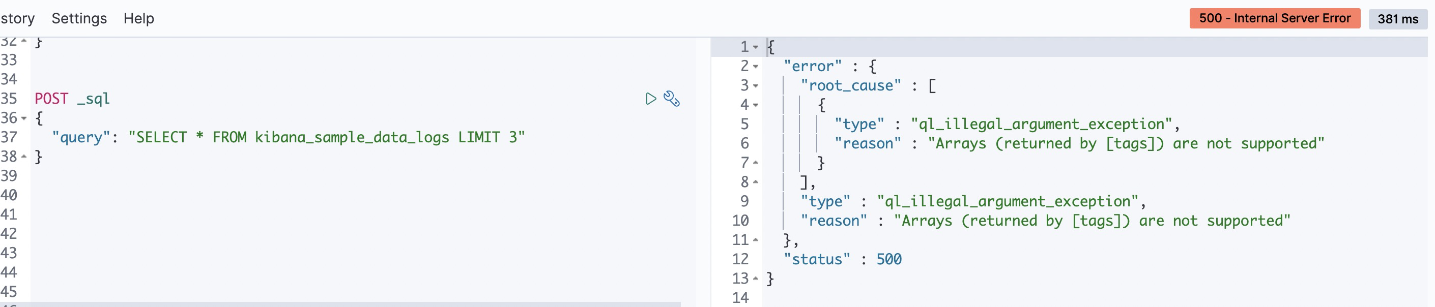 Some doubt for new feature——SQL query · Issue #72371 · elastic ...