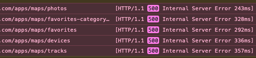 Fresh installation of Maps api endpoints returning 500 errors · Issue ...