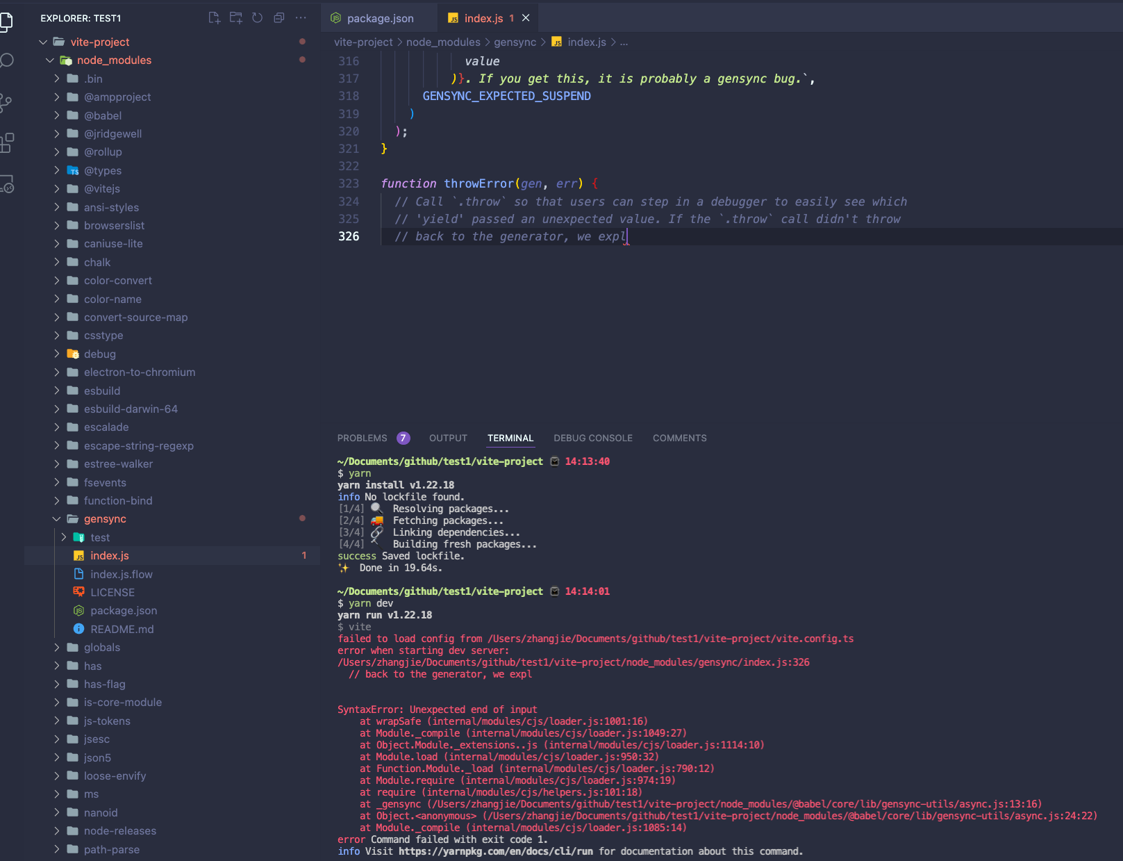 I can't run vite project in Apple M1 pro · vitejs vite · Discussion ...
