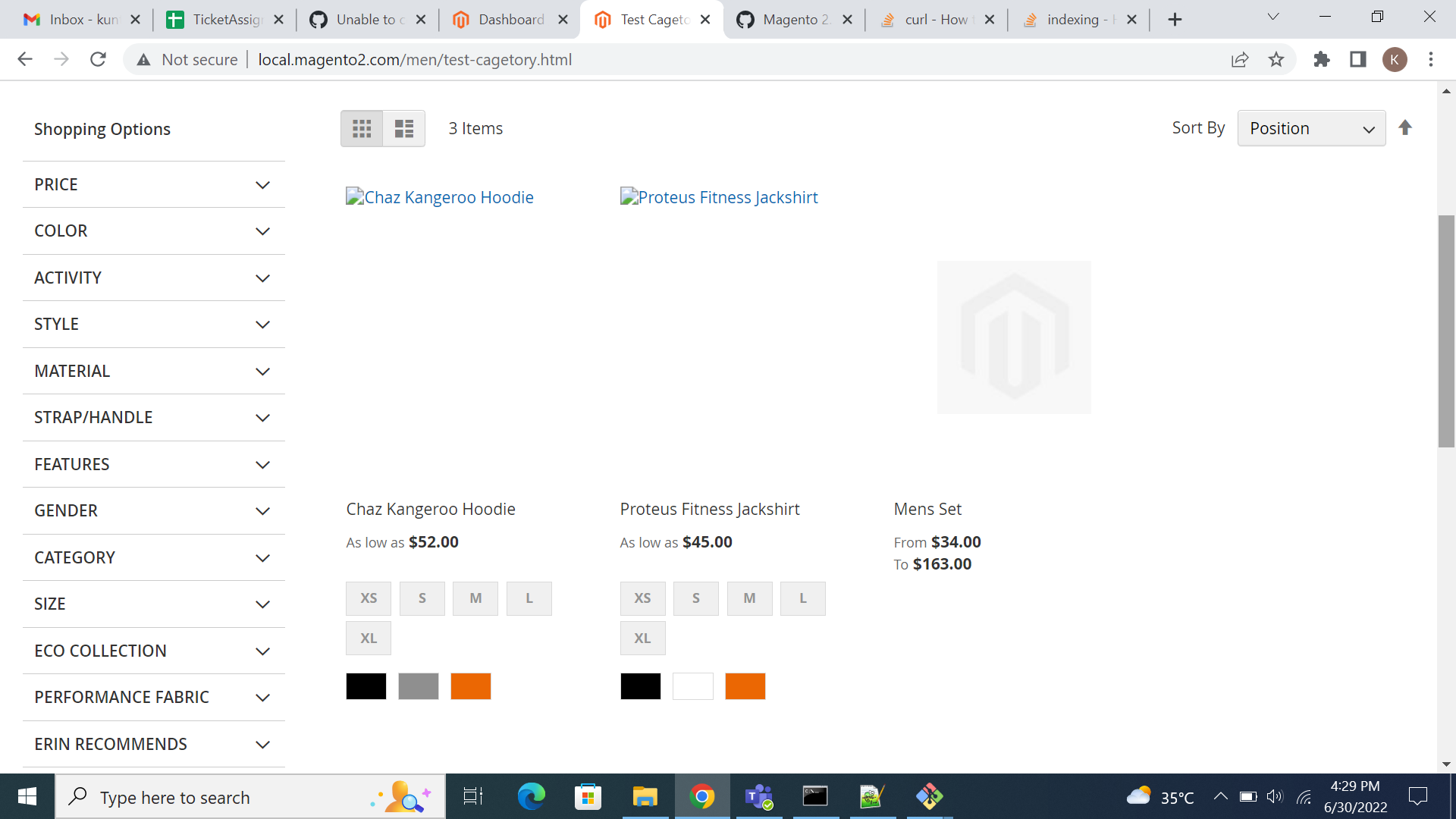 Magento 2.3.5-p2 Deleted ElasticSearch index breaks Category landing page  grid · Issue #35375 · magento/magento2 · GitHub