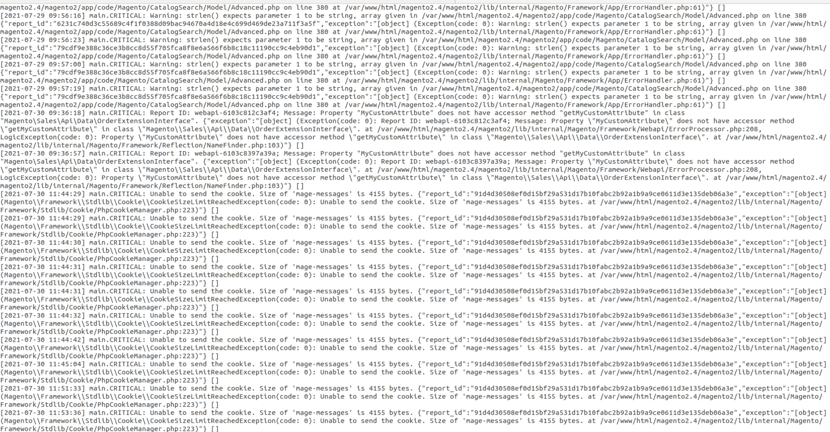 Cookie mage-messages gets polluted on post error and will