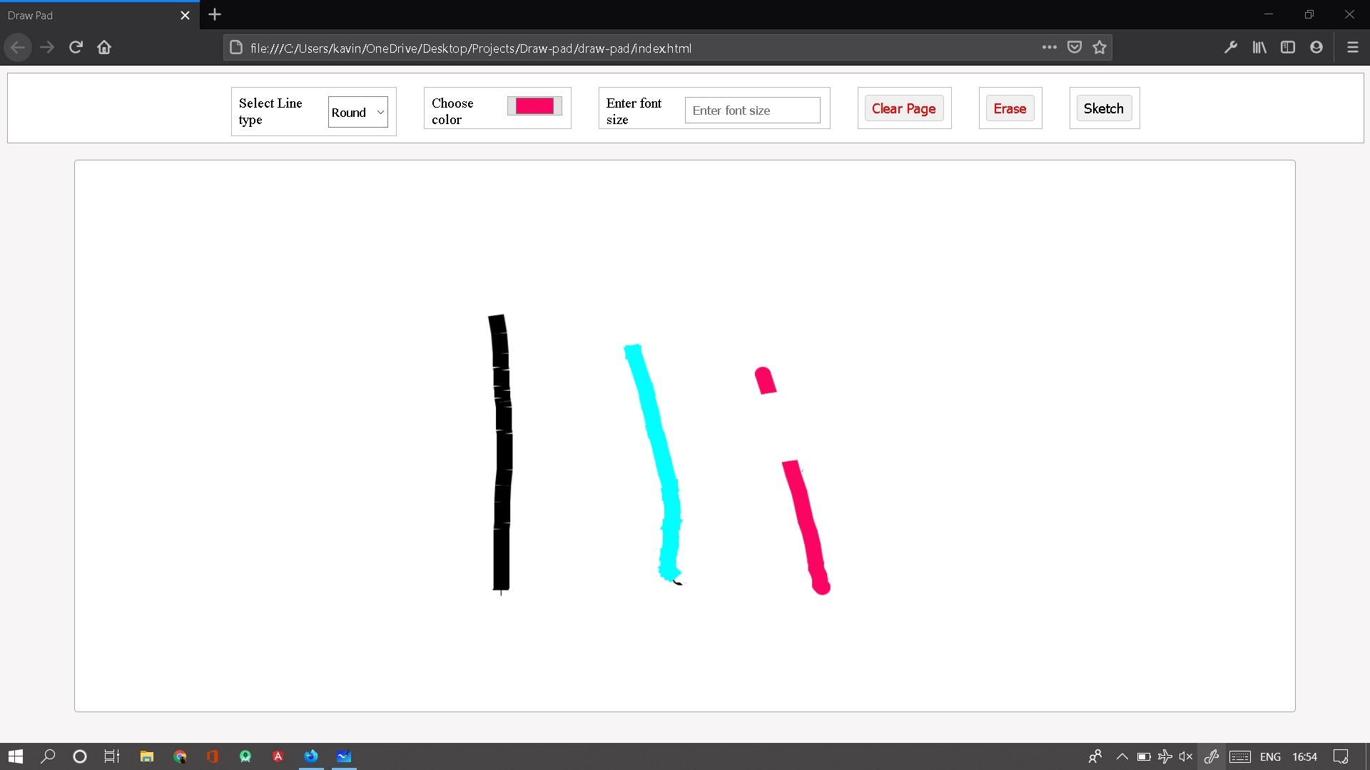 GitHub - Kavin511/draw-pad: This is simple beginners project using canvas