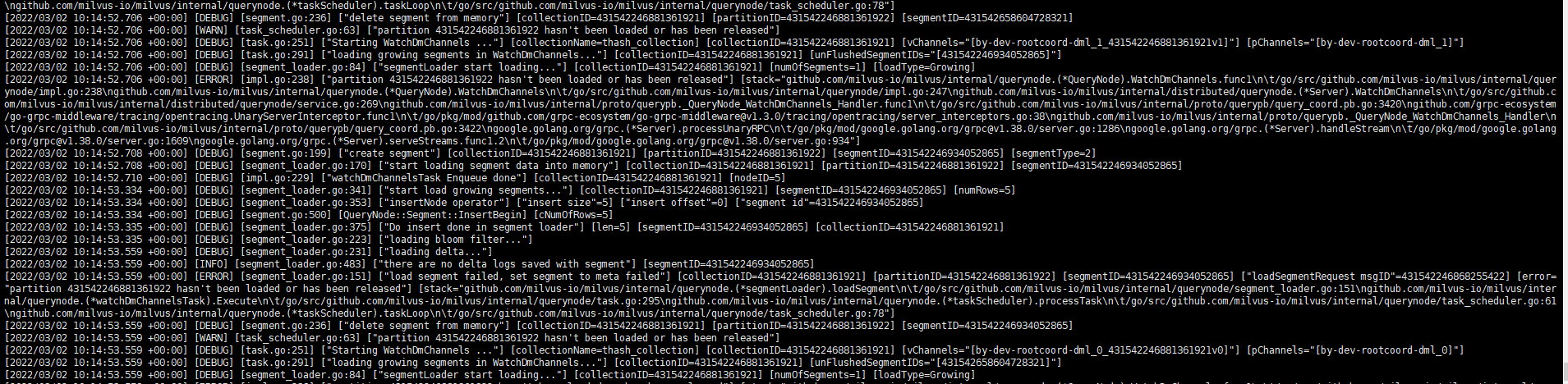 [Bug]: load collection into memory failed, caused by load segment ...