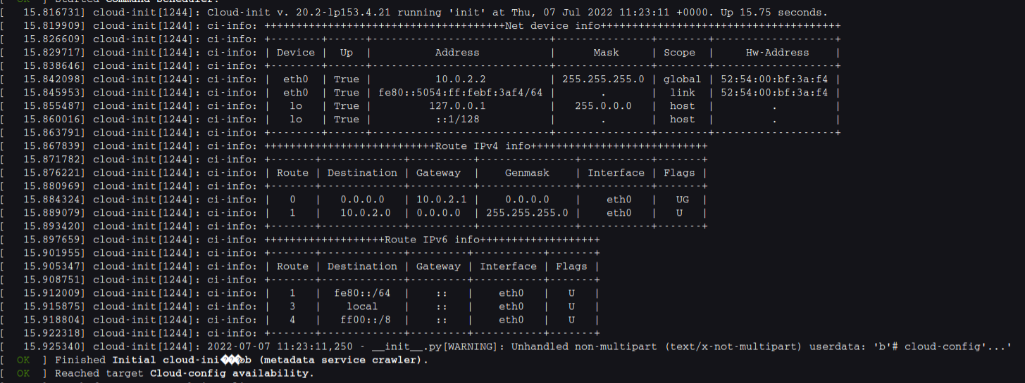 [BUG] VM Cloud Config initial failed without any errors · Issue #2468 ...