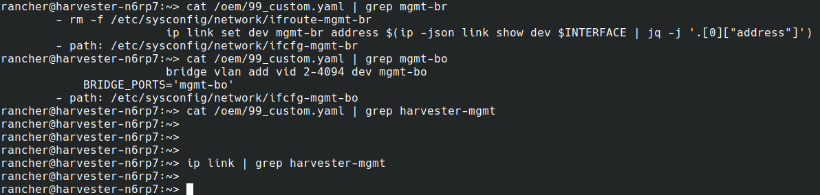[FEATURE] Migrate `harvester-mgmt` to new mechanism of VLAN config in ...