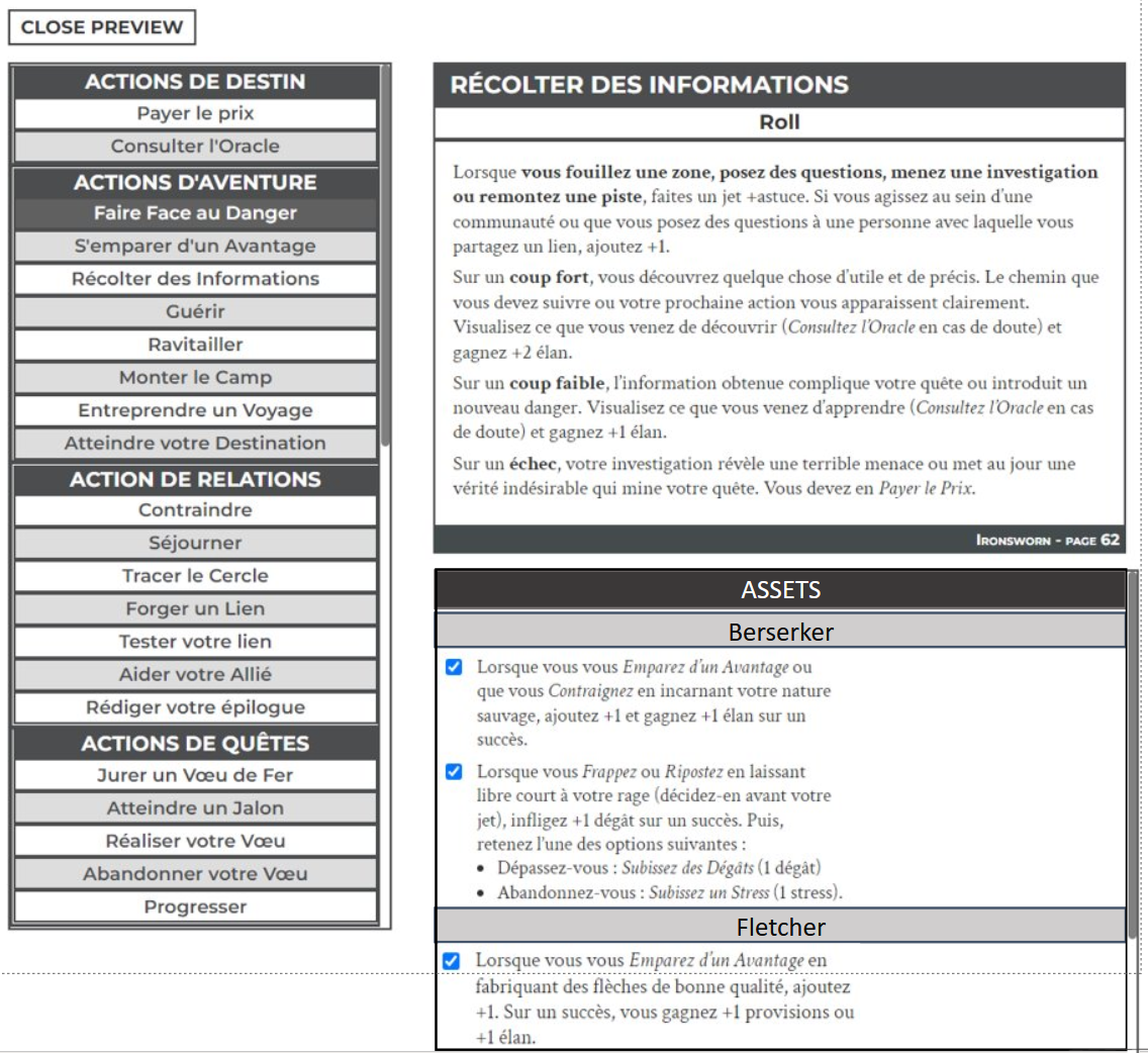 [Ironsworn] Include ticked assets in the Moves tab · Issue 10850 · Roll20/roll20character