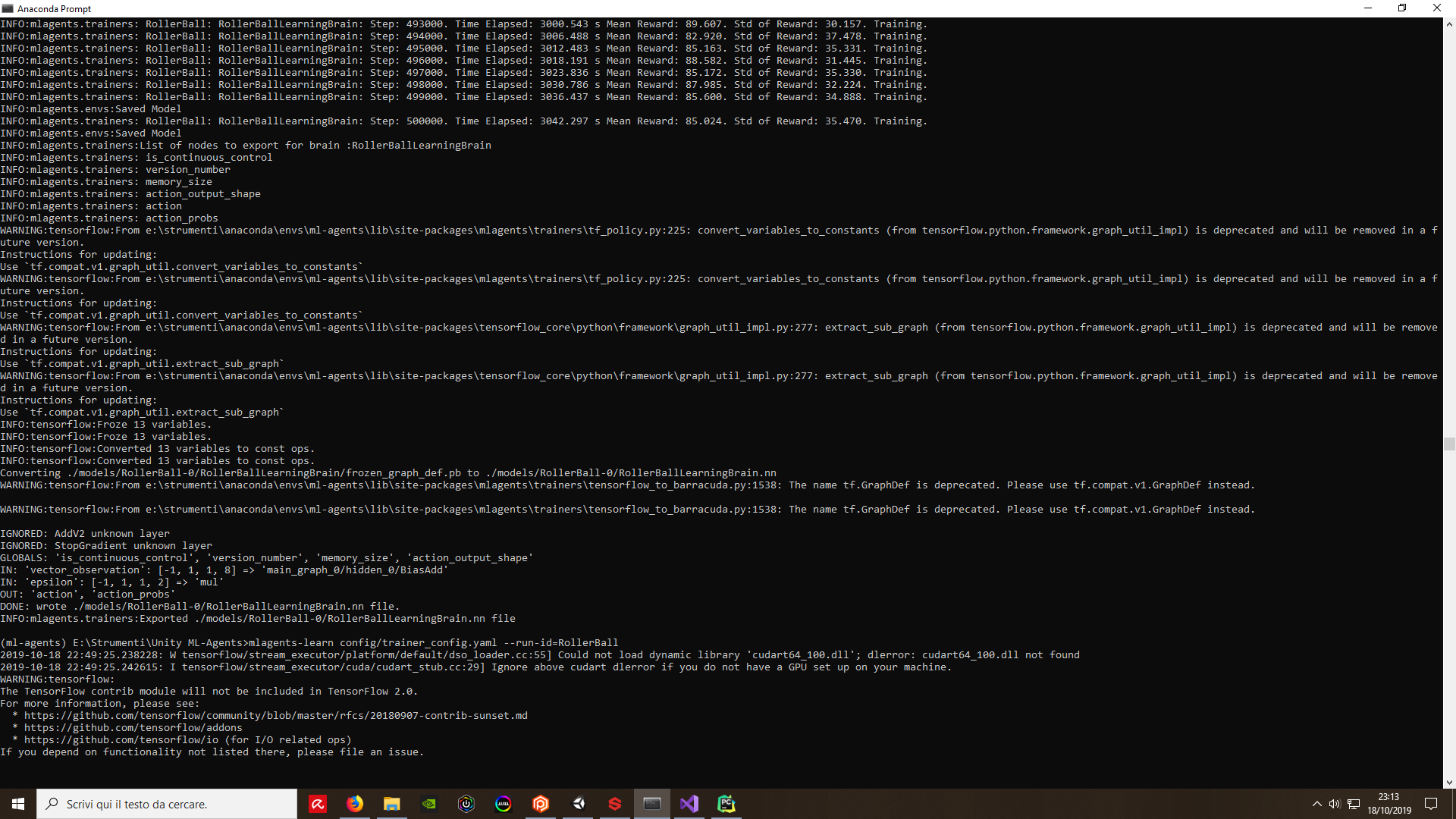 Inference Engine not working properly or model not correctly saved ...