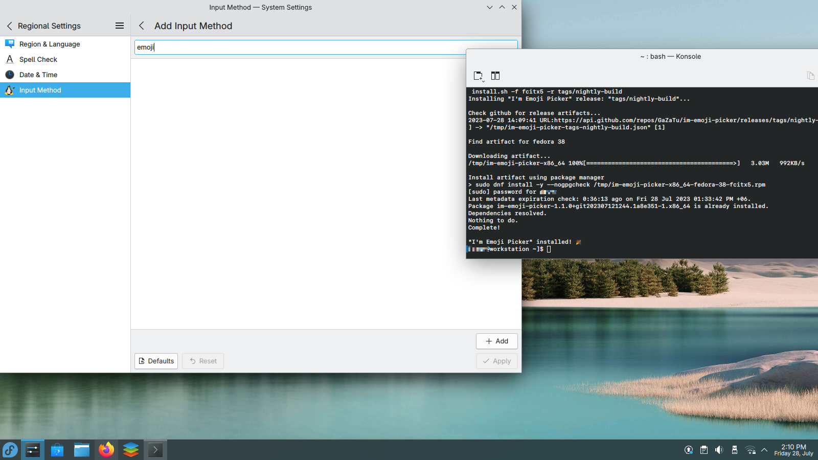 Not showing up in Fedora 38 · Issue 11 · GaZaTu/imemojipicker · GitHub