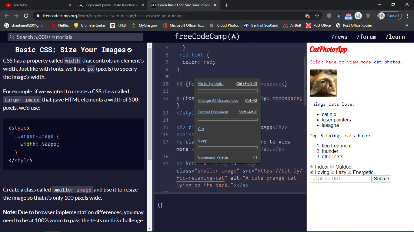 Right-Click on Monaco editor missing options · Issue #38352 ...