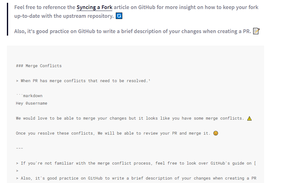 docs: formatting issue on markdown templates · Issue #39784 ...