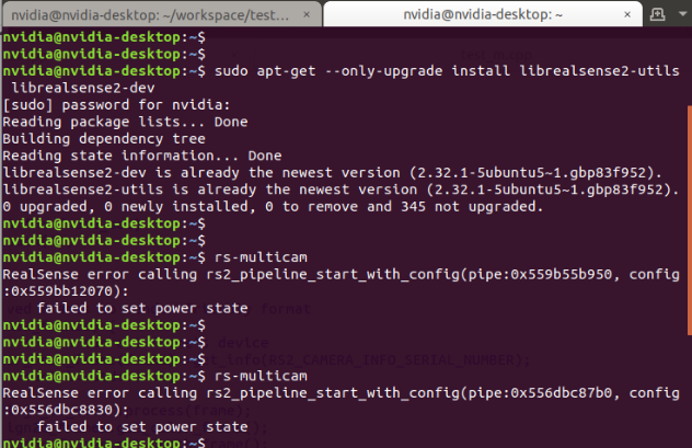 "Failed to set power state" when multicam on NVIDIA Jetson TX2 · Issue ...
