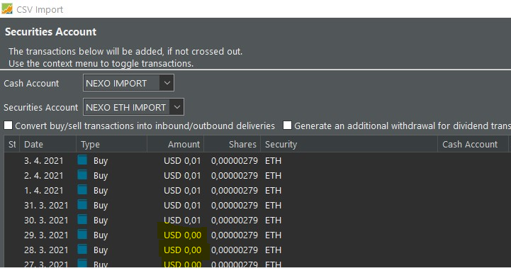 Import CSV - add more digits for small amounts · Issue #2192 ...